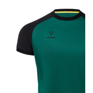 Футболка игровая JOGEL CAMP Reglan Jersey, темно-зеленый, детский - downloaded from prime-sport.ru