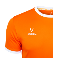 Футболка футбольная JOGEL CAMP Origin, оранжевый/белый, детский - downloaded from prime-sport.ru