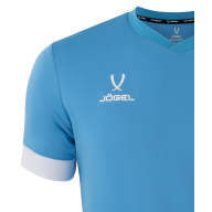 Футболка игровая JOGEL DIVISION PerFormDRY Union Jersey, голубой/белый/белый - downloaded from prime-sport.ru