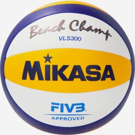 Мяч для пляжного волейбола MIKASA VLS300 BEACH CHAMP FIVB VLS300