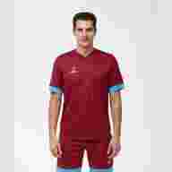 Футболка игровая JOGEL DIVISION PerFormDRY Union Jersey, гранатовый/голубой/белый - downloaded from prime-sport.ru