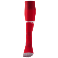Гетры футбольные JÖGEL CAMP ADVANCED SOCKS, красный/белый - Гетры футбольные JÖGEL CAMP ADVANCED SOCKS, красный/белый