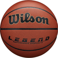 Мяч баск. WILSON Legend Comp, WTB0917XB, р.7, синт.кожа (композит), бутил. камера, коричневый