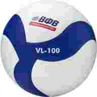 Мяч вол. ВОЛАР VL-100, р.5, оф.мяч ВФВ, синт.кожа (микрофибра), 18 панелей, клееный, бело-син - Мяч вол. ВОЛАР VL-100, р.5, оф.мяч ВФВ, синт.кожа (микрофибра), 18 панелей, клееный, бело-син