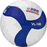 Мяч вол. ВОЛАР VL-100, р.5, оф.мяч ВФВ, синт.кожа (микрофибра), 18 панелей, клееный, бело-син - Мяч вол. ВОЛАР VL-100, р.5, оф.мяч ВФВ, синт.кожа (микрофибра), 18 панелей, клееный, бело-син