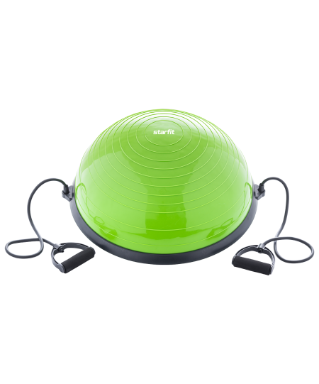 Полусфера "BOSU" GB-501 с эспандерами, с насосом, зеленый
