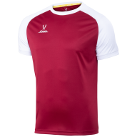 Футболка игровая JOGEL CAMP Reglan Jersey, гранатовый/белый, детский - downloaded from prime-sport.ru