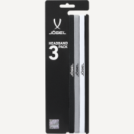 Резинки спортивные на голову JOGEL CAMP Training Headbands 3 Pack, черный/серый/белый - Резинки спортивные на голову JOGEL CAMP Training Headbands 3 Pack, черный/серый/белый