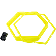 Набор шестиугольных напольных обручей JÖGEL Agility Hoops JA-216, 6 шт. - Набор шестиугольных напольных обручей JÖGEL Agility Hoops JA-216, 6 шт.