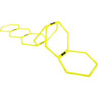 Набор шестиугольных напольных обручей JÖGEL Agility Hoops JA-216, 6 шт. - Набор шестиугольных напольных обручей JÖGEL Agility Hoops JA-216, 6 шт.