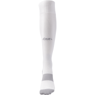 Гетры футбольные JÖGEL CAMP BASIC SOCKS, белый/серый/серый - Гетры футбольные JÖGEL CAMP BASIC SOCKS, белый/серый/серый