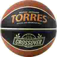 Мяч баск. TORRES Crossover, B323197, р.7,ПУ-комп, нейлон. корд, бут.камера, тем. черно-коричн-беж - Мяч баск. TORRES Crossover, B323197, р.7,ПУ-комп, нейлон. корд, бут.камера, тем. черно-коричн-беж