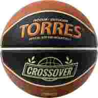 Мяч баск. TORRES Crossover, B323197, р.7,ПУ-комп, нейлон. корд, бут.камера, тем. черно-коричн-беж - Мяч баск. TORRES Crossover, B323197, р.7,ПУ-комп, нейлон. корд, бут.камера, тем. черно-коричн-беж