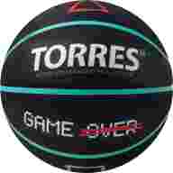 Мяч баск. TORRES Game Over B023117, р.7, резина, нейлон. корд, бут. кам., черный - Мяч баск. TORRES Game Over B023117, р.7, резина, нейлон. корд, бут. кам., черный