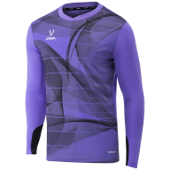 Свитер вратарский DIVISION PerFormDRY GK Pattern LS, сиреневый/темно-серый/белый - downloaded from prime-sport.ru