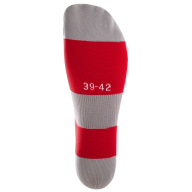 Гетры футбольные CAMP BASIC SOCKS, красный/серый/белый - downloaded from prime-sport.ru
