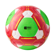 Мяч футбольный Primero Kids №3, белый/красный/зеленый - downloaded from prime-sport.ru