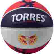 Мяч баск. TORRES Prayer, B023137, р.7, резина, нейлон.корд, бут. кам., красно-серо-фиолет - Мяч баск. TORRES Prayer, B023137, р.7, резина, нейлон.корд, бут. кам., красно-серо-фиолет