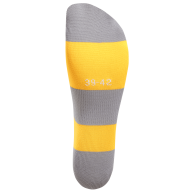 Гетры футбольные JÖGEL CAMP BASIC SOCKS, желтый/серый/белый - Гетры футбольные JÖGEL CAMP BASIC SOCKS, желтый/серый/белый