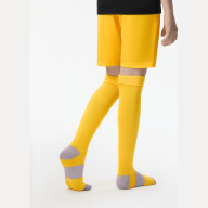 Гетры футбольные JÖGEL CAMP BASIC SOCKS, желтый/серый/белый - Гетры футбольные JÖGEL CAMP BASIC SOCKS, желтый/серый/белый