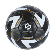 Мяч футбольный JOGEL Trinity №5, черный/белый - downloaded from prime-sport.ru