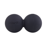 Мяч для МФР RB-106, 6 см, силикагель, двойной, черный - downloaded from prime-sport.ru