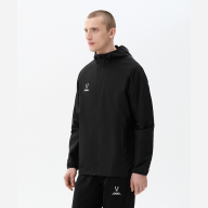 Куртка ветрозащитная JOGEL CAMP Rain Jacket, черный - downloaded from prime-sport.ru