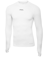 Футболка компрессионная с длинным рукавом JOGEL Camp PerFormDRY Top LS, белый/черный