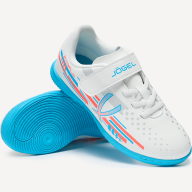 Бутсы зальные JOGEL Evofly IN Talant White/blue, детский - Бутсы зальные JOGEL Evofly IN Talant White/blue, детский