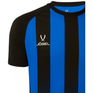 Футболка игровая JOGEL Camp Striped Jersey, синий/черный, детский - downloaded from prime-sport.ru