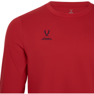 Футболка баскетбольная с длинным рукавом JÖGEL DIVISION PerFormDRY Pre-Match Longsleeve Jersey, красный - Футболка баскетбольная с длинным рукавом JÖGEL DIVISION PerFormDRY Pre-Match Longsleeve Jersey, красный