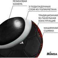 Мяч футбольный MINSA, PU, машинная сшивка, 32 панели, размер 5, 360 г - Мяч футбольный MINSA, PU, машинная сшивка, 32 панели, размер 5, 360 г