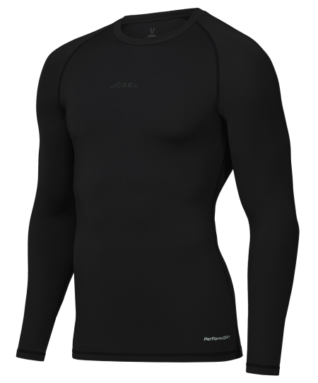 Футболка компрессионная с длинным рукавом JOGEL PerFormDRY Baselayer Tee LS 2, черный