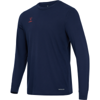 Футболка баскетбольная с длинным рукавом JÖGEL DIVISION PerFormDRY Pre-Match Longsleeve Jersey, темно-синий