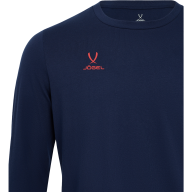 Футболка баскетбольная с длинным рукавом JÖGEL DIVISION PerFormDRY Pre-Match Longsleeve Jersey, темно-синий - Футболка баскетбольная с длинным рукавом JÖGEL DIVISION PerFormDRY Pre-Match Longsleeve Jersey, темно-синий