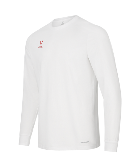 Футболка баскетбольная с длинным рукавом JOGEL DIVISION PerFormDRY Pre-Match Longsleeve Jersey, белый