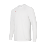 Футболка баскетбольная с длинным рукавом JOGEL DIVISION PerFormDRY Pre-Match Longsleeve Jersey, белый - downloaded from prime-sport.ru