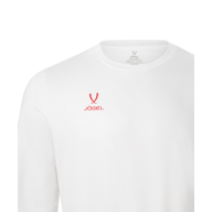Футболка баскетбольная с длинным рукавом JOGEL DIVISION PerFormDRY Pre-Match Longsleeve Jersey, белый - downloaded from prime-sport.ru