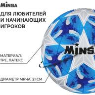 Мяч футбольный MINSA, TPE, машинная сшивка, 12 панелей, р. 5 - Мяч футбольный MINSA, TPE, машинная сшивка, 12 панелей, р. 5