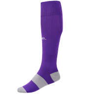 Гетры футбольные JÖGEL CAMP BASIC SOCKS, фиолетовый/серый/белый - Гетры футбольные JÖGEL CAMP BASIC SOCKS, фиолетовый/серый/белый
