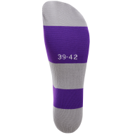 Гетры футбольные JÖGEL CAMP BASIC SOCKS, фиолетовый/серый/белый - Гетры футбольные JÖGEL CAMP BASIC SOCKS, фиолетовый/серый/белый