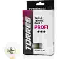 Мяч для наст. тенниса TORRES Profi 3*, TT23012, диам. 40+мм, упак. 6 шт, белый - Мяч для наст. тенниса TORRES Profi 3*, TT23012, диам. 40+мм, упак. 6 шт, белый