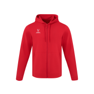 Худи на молнии ESSENTIAL Cotton FZ Hoodie, красный - downloaded from prime-sport.ru