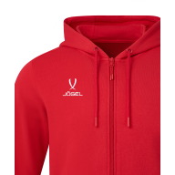 Худи на молнии ESSENTIAL Cotton FZ Hoodie, красный - downloaded from prime-sport.ru