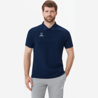Поло JÖGEL CAMP 2 CVC Polo, темно-синий - Поло JÖGEL CAMP 2 CVC Polo, темно-синий