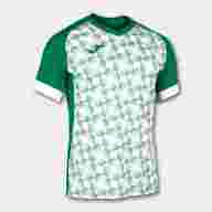 Футболка  игровая JOMA с коротким рукавом SUPERNOVA III Зеленый-белый - Футболка  игровая JOMA с коротким рукавом SUPERNOVA III Зеленый-белый