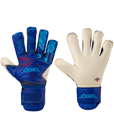 downloaded from prime-sport.ru Перчатки вратарские JOGEL MAGNUM SL3 Roll-Hybrid, синий