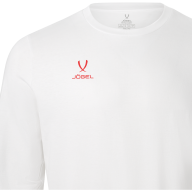 Футболка баскетбольная с длинным рукавом JÖGEL DIVISION PerFormDRY Pre-Match Longsleeve Jersey, белый - Футболка баскетбольная с длинным рукавом JÖGEL DIVISION PerFormDRY Pre-Match Longsleeve Jersey, белый