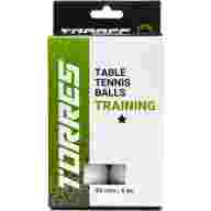 Мяч для наст. тенниса TORRES Training 1*, TT23016, диам. 40+ мм, упак. 6 шт, белый - Мяч для наст. тенниса TORRES Training 1*, TT23016, диам. 40+ мм, упак. 6 шт, белый