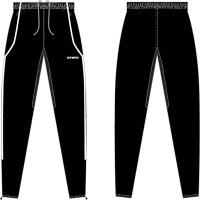 Брюки тренировочные детские ATEMI, цв.черный, арт.APNT-001JSS23-BLK (128)